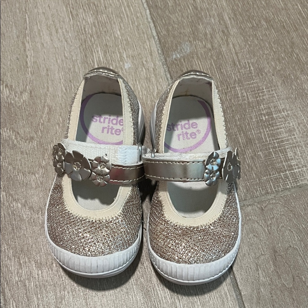 Stride Rite Shimmering Gold Dress Shoes